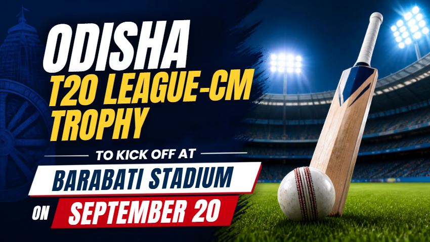 Odisha T20 League-CM Trophy to kick off at Barabati Stadium on September 20
